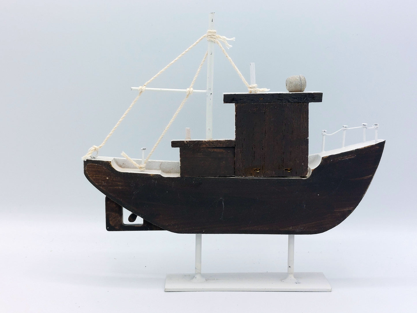 Grey And White Boat