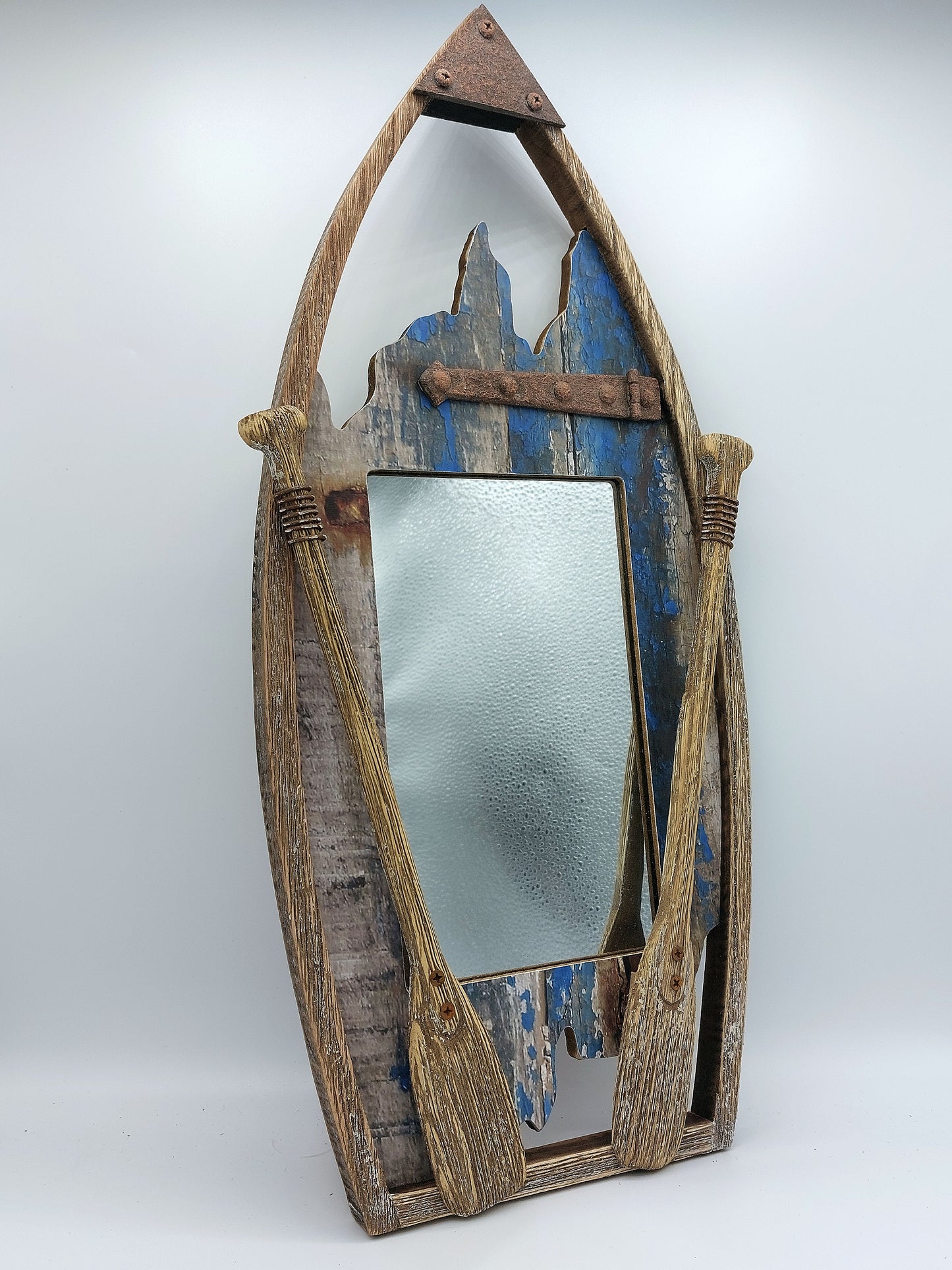Rustic Boat Mirror