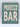 Wall Mounted Sign "Prosecco Bar"