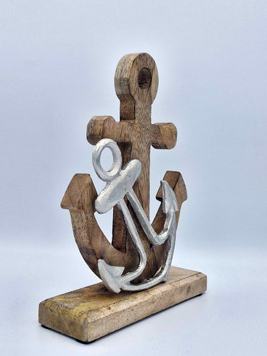 Wooden Anchor Decor