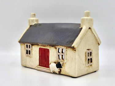 Ceramic Farmhouse with Sheep Tea Light Holder