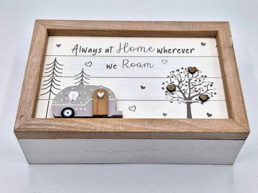 Wooden Caravan Storage Box