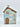 Blue Ceramic Tea-Light - Cottage With Wood Effect Roof