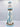 Rustic Lighthouse Ornament In White & Pale Blue - Fish & Rope Décor