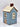 Ceramic Tea-Light Beach-house in Blue