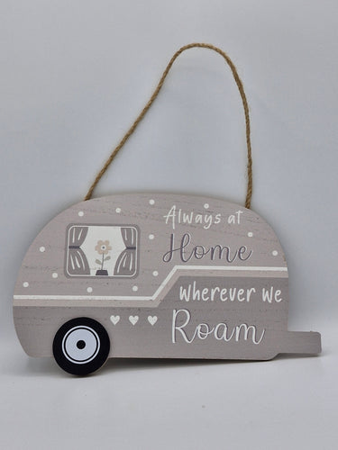 Wooden Caravan Plaque Memories are Made