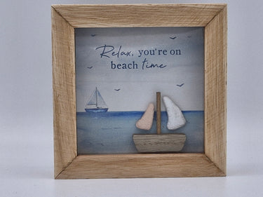 Set of 4 Beach and Boat Box Frames