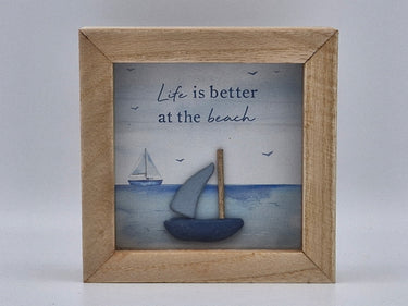 Set of 4 Beach and Boat Box Frames