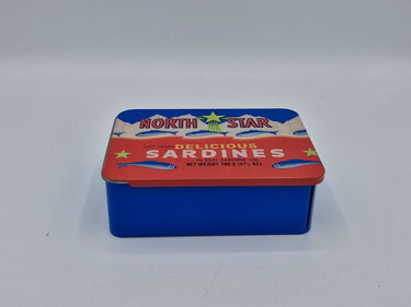 Retro Sardine/Salmon Tin with Push-Pull Lid
