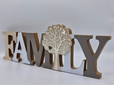 Standing 'Family' with Tree