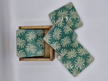 Palm Coasters Set of 4