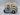 Ceramic Caravan Tealight Holder Blue