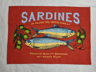 3 Pack Retro Fish Tin Style Tea Towels