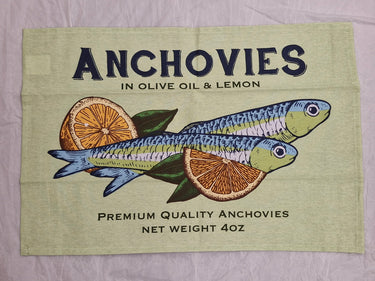 3 Pack Retro Fish Tin Style Tea Towels