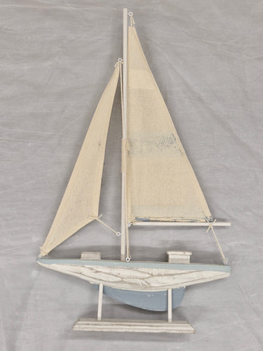 To The Beach Wooden Sailing Boat