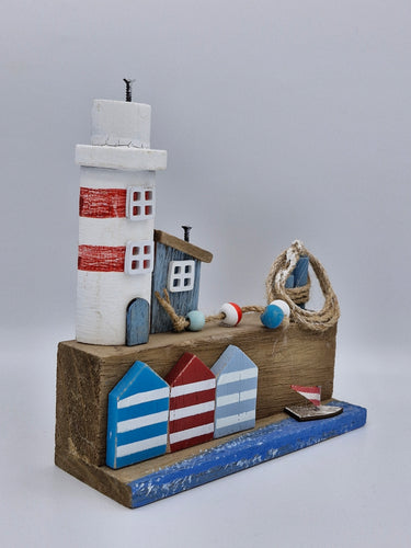 Wooden Coastal Scene