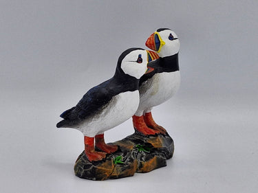 Resin Puffin Pair