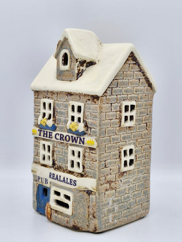 Ceramic Tealight Holder Pub 'The Crown'