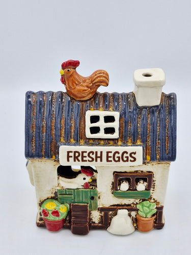 Ceramic Farmhouse Tea Light