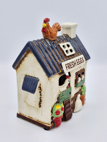 Ceramic Farmhouse Tea Light