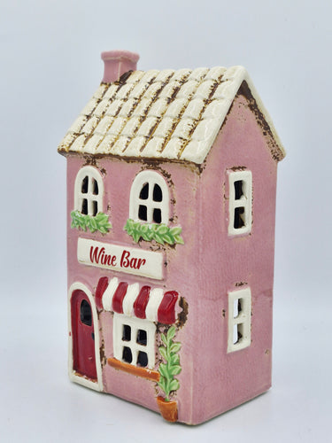 Ceramic Wine Bar Tealight Holder