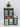 Large Dark Green Tealight Christmas House