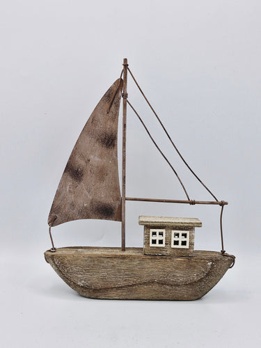 Boat with Metal Sail