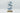 Tall Shoal Of Fish Ornament "Blues"