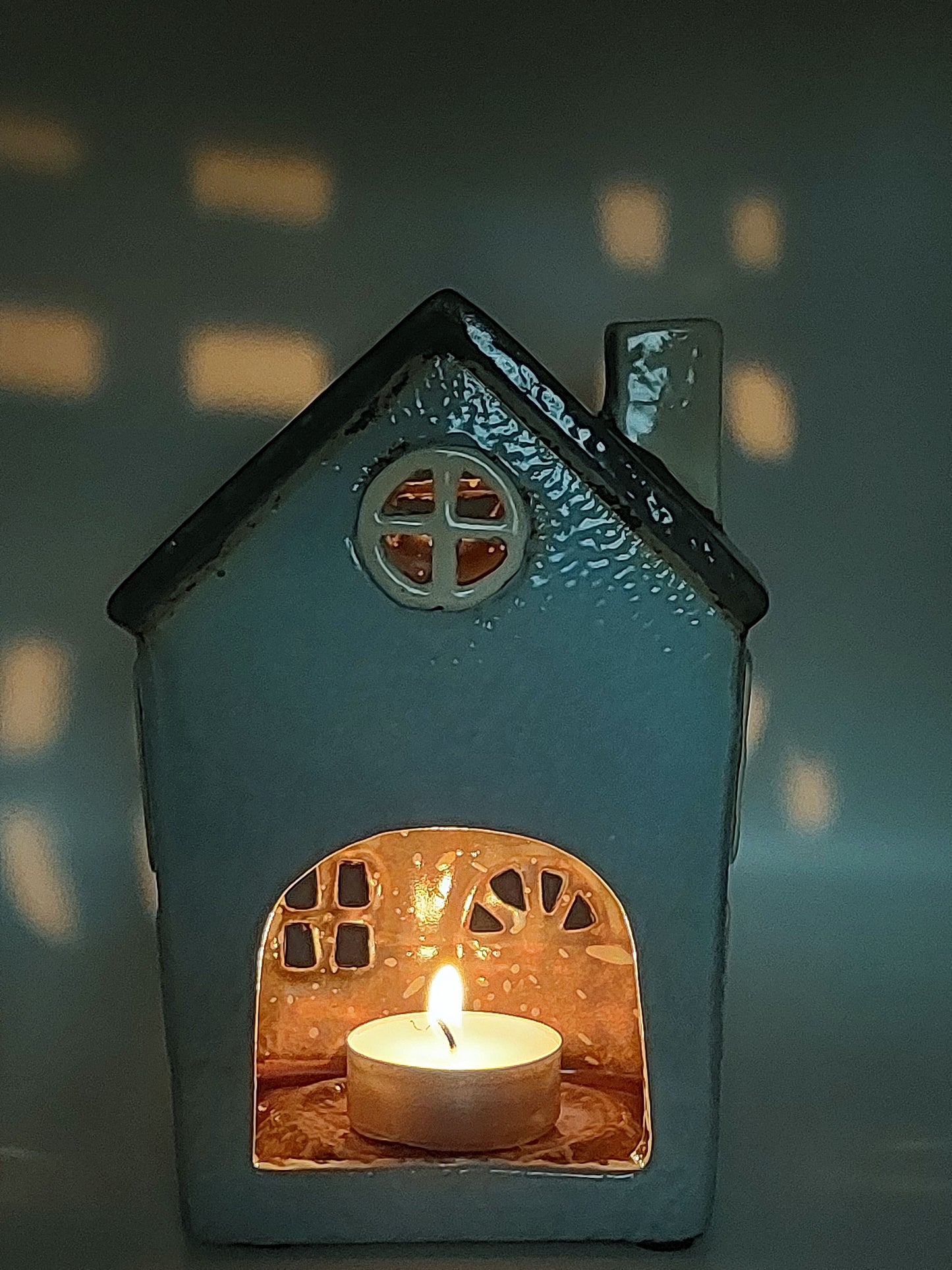 Blue Ceramic House