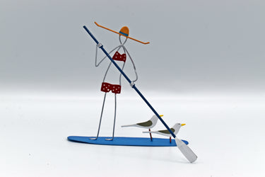 SUP Girl Paddleboarder Figure