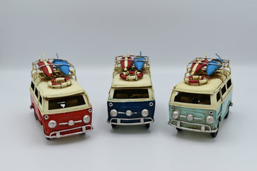 VDUB Look Small Camper Van Metal Model
