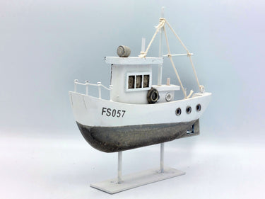 Grey And White Boat