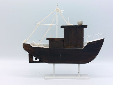 Grey And White Boat