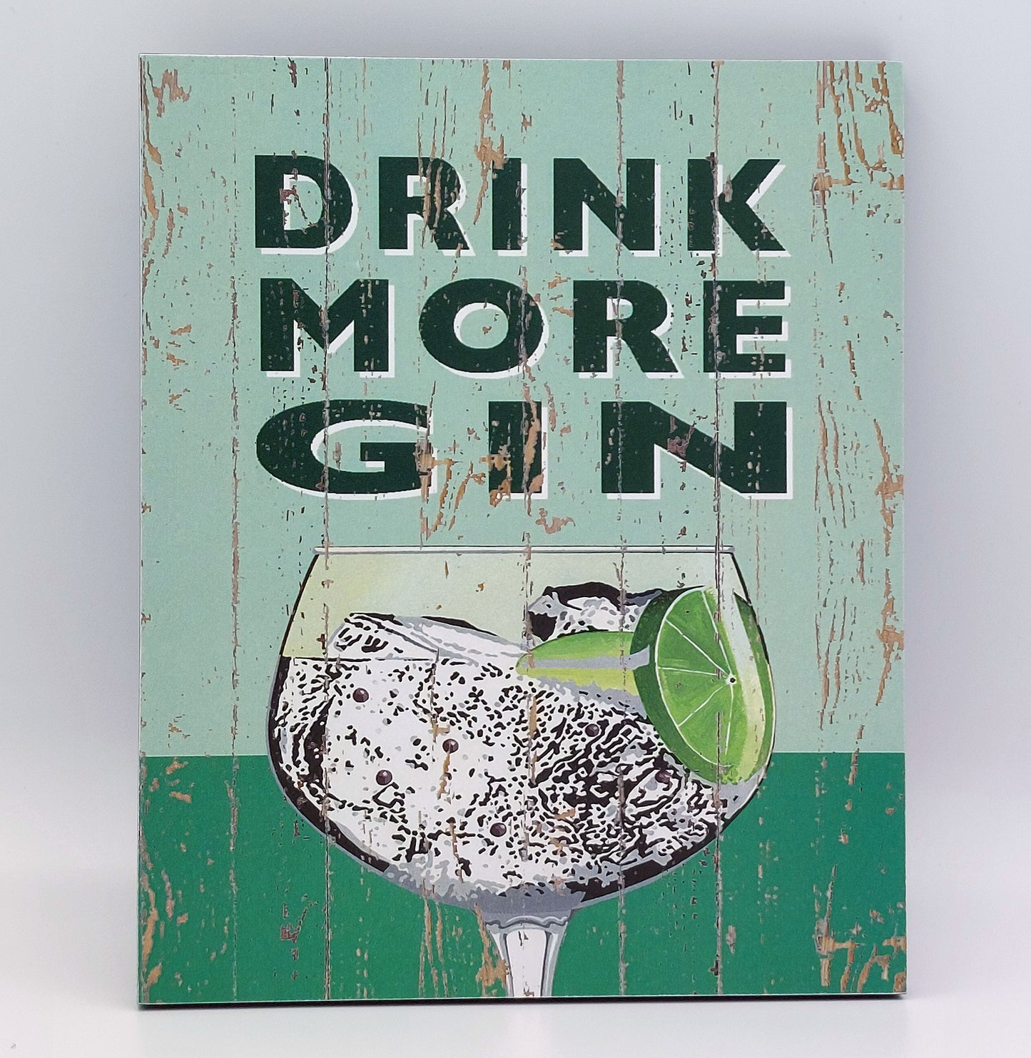Drink More Gin Sign