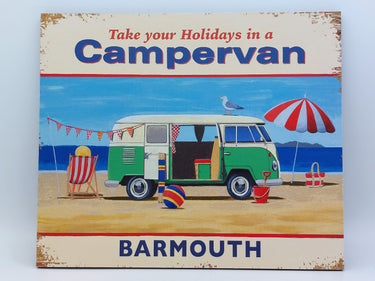Wall Mounted Sign "Take Your Holidays In A Campervan"