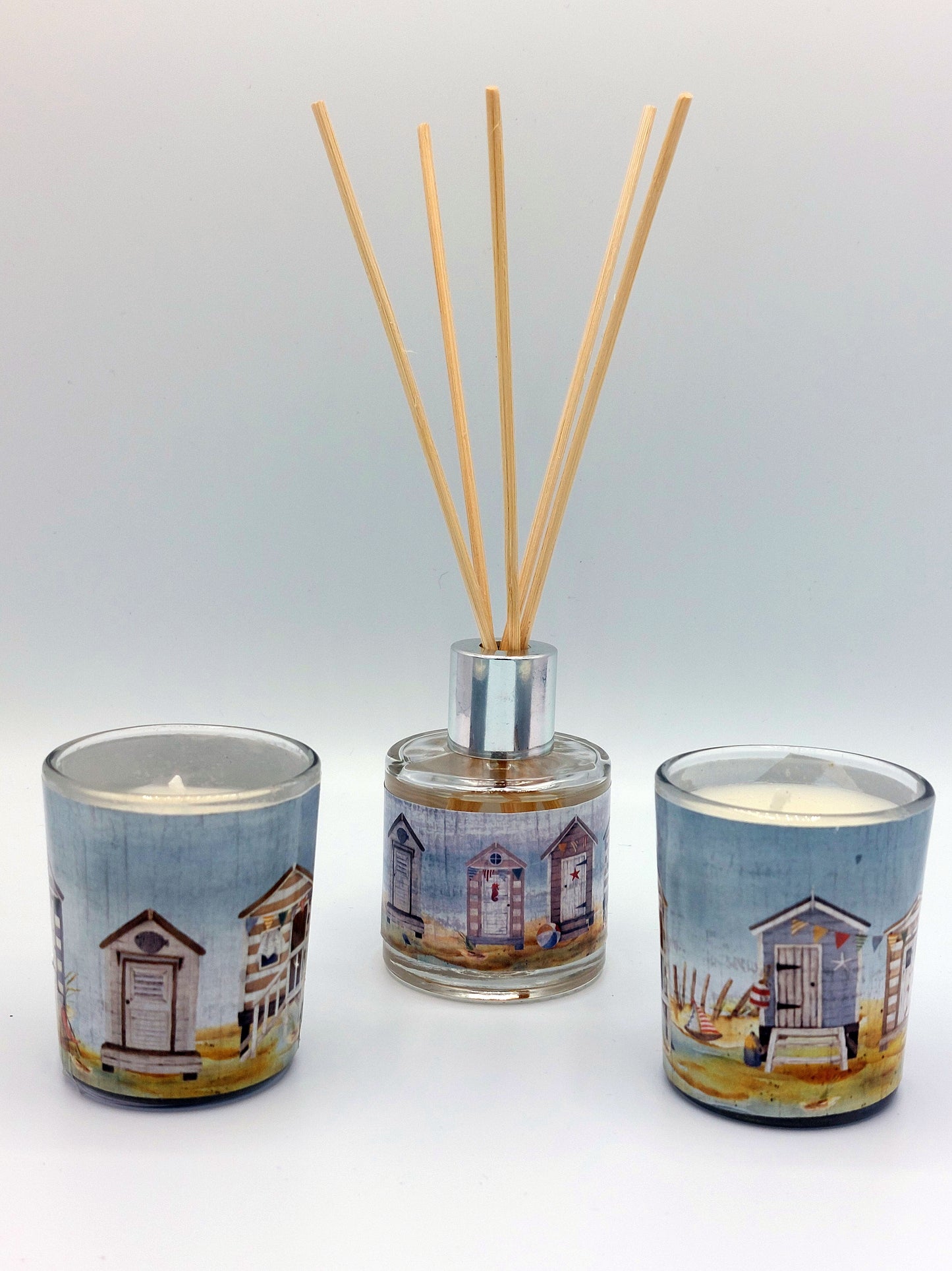 Beach Hut Diffuser and Candle set