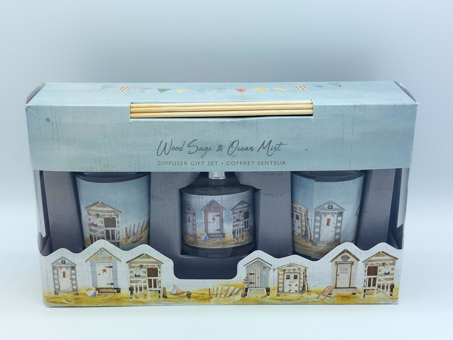 Beach Hut Diffuser and Candle set
