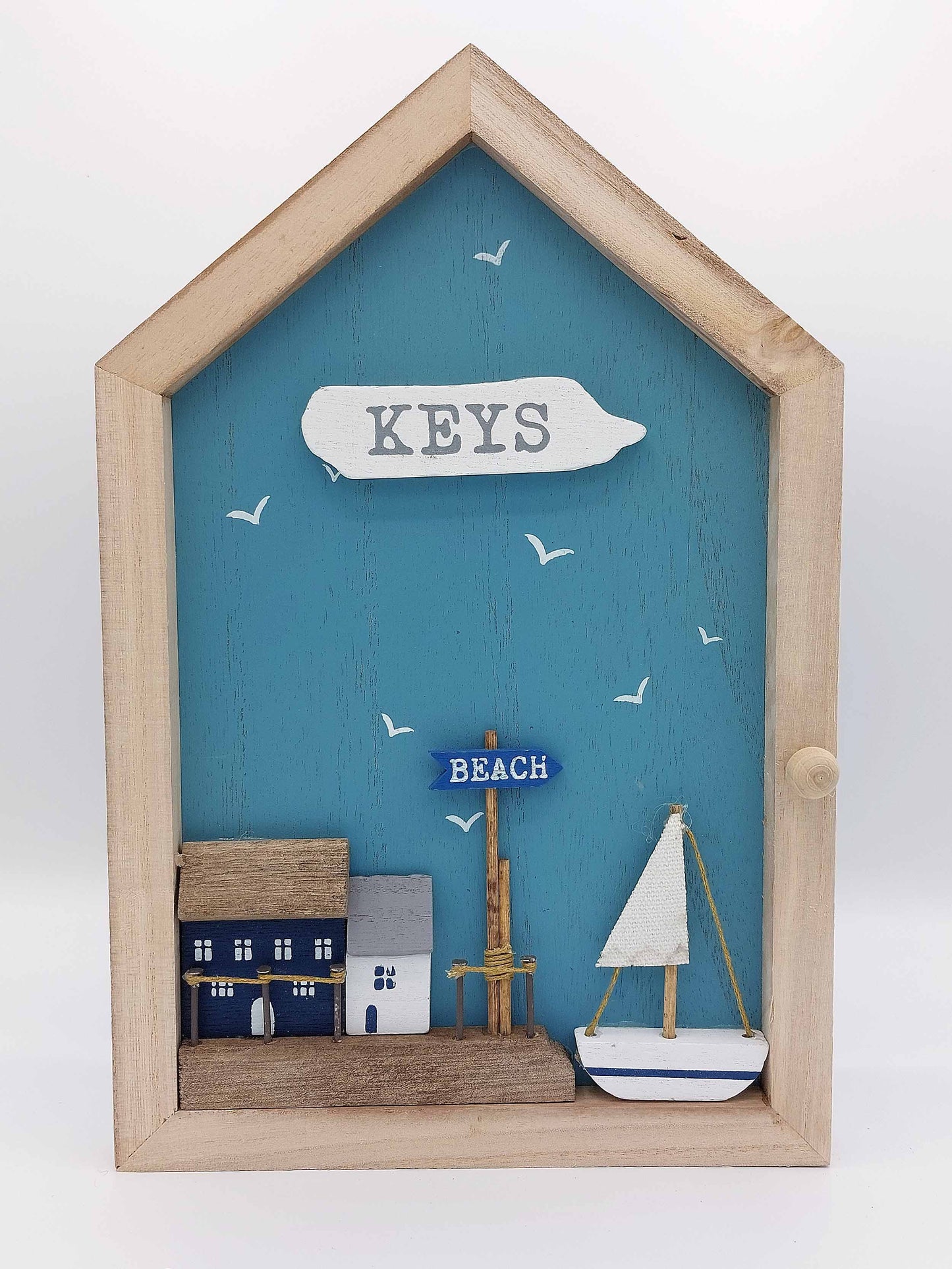 Coastal Wooden Key Box