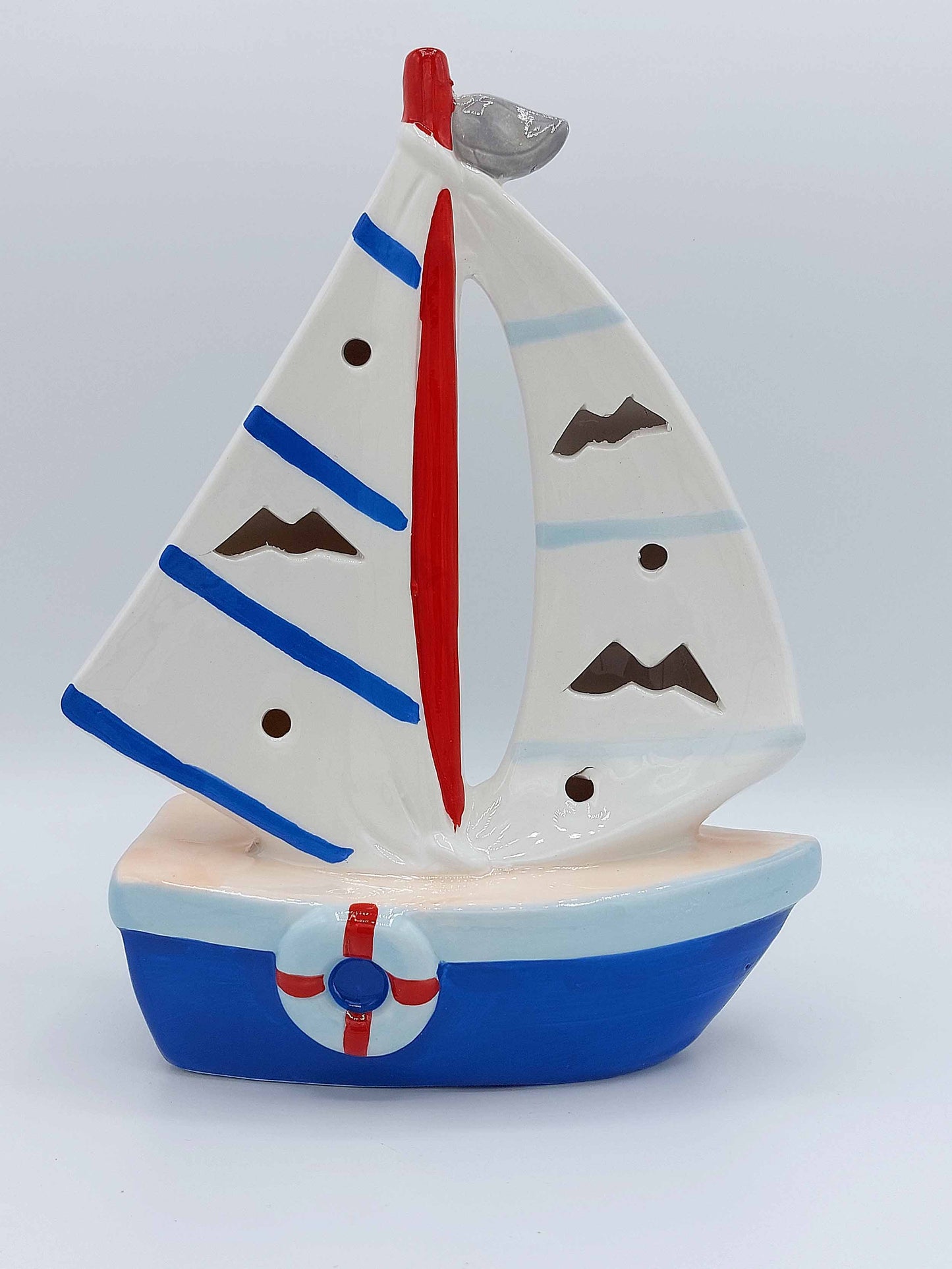 Light Up Ceramic Boat