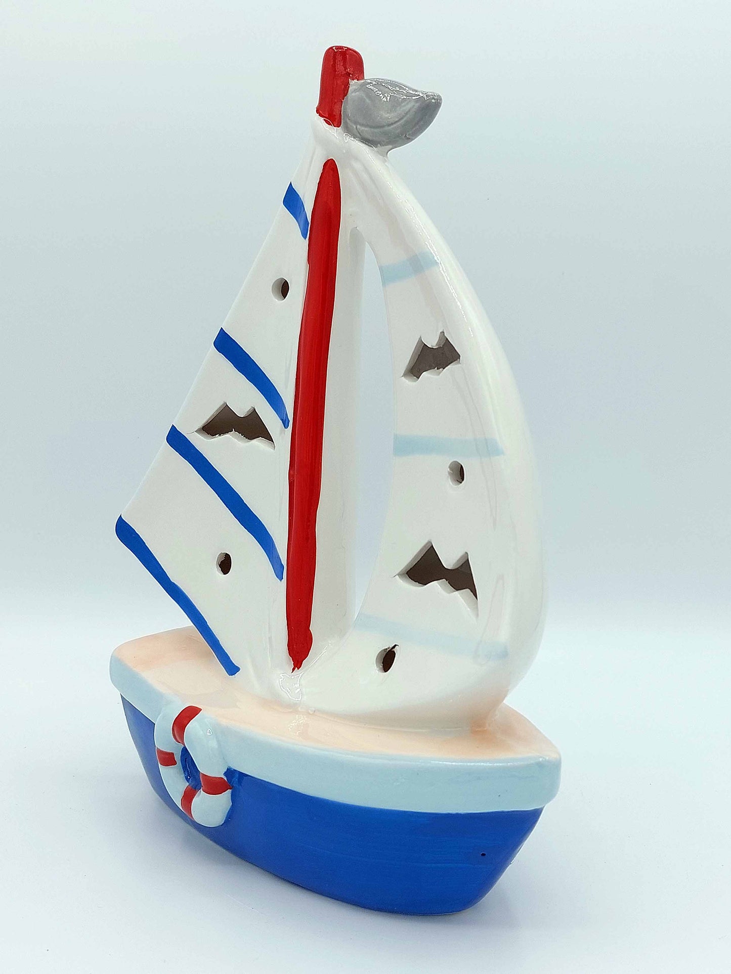 Light Up Ceramic Boat