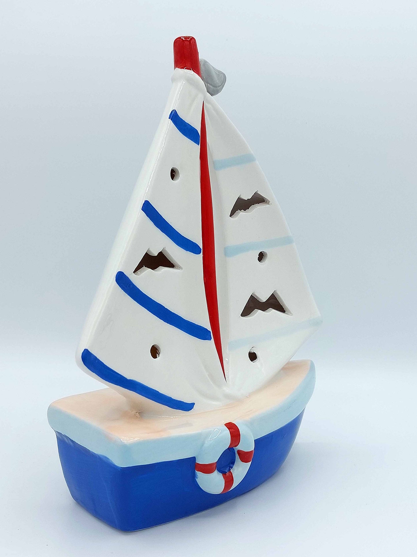 Light Up Ceramic Boat