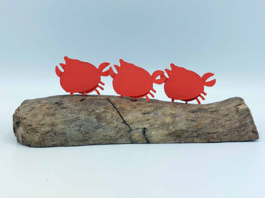 Hermit Crabs Driftwood Ornament