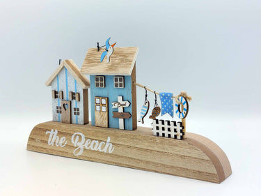 Wooden Beach Village Scene