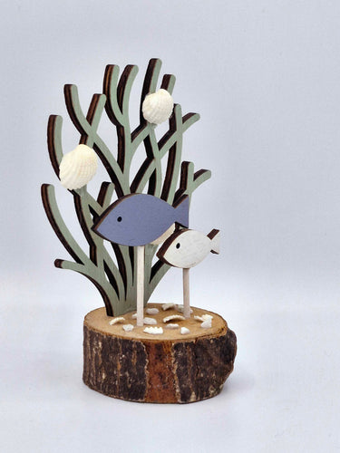 Coral, Fish & Shell Ornament