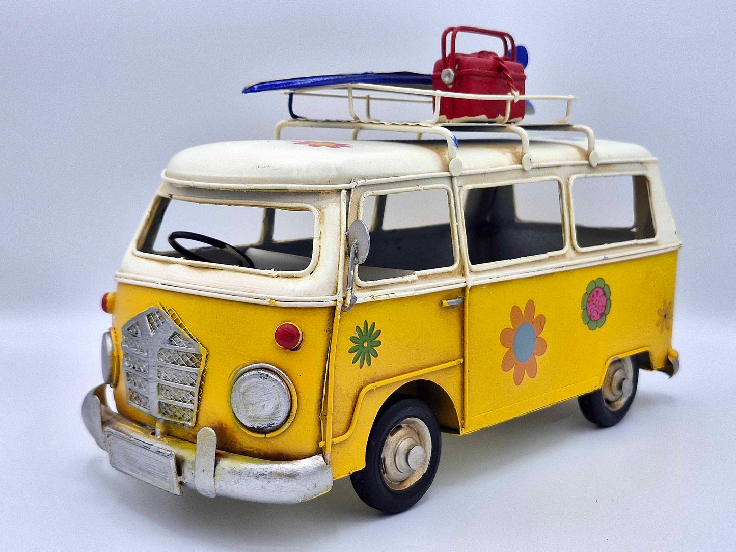 Yellow Retro Campervan like a VW Splitscreen