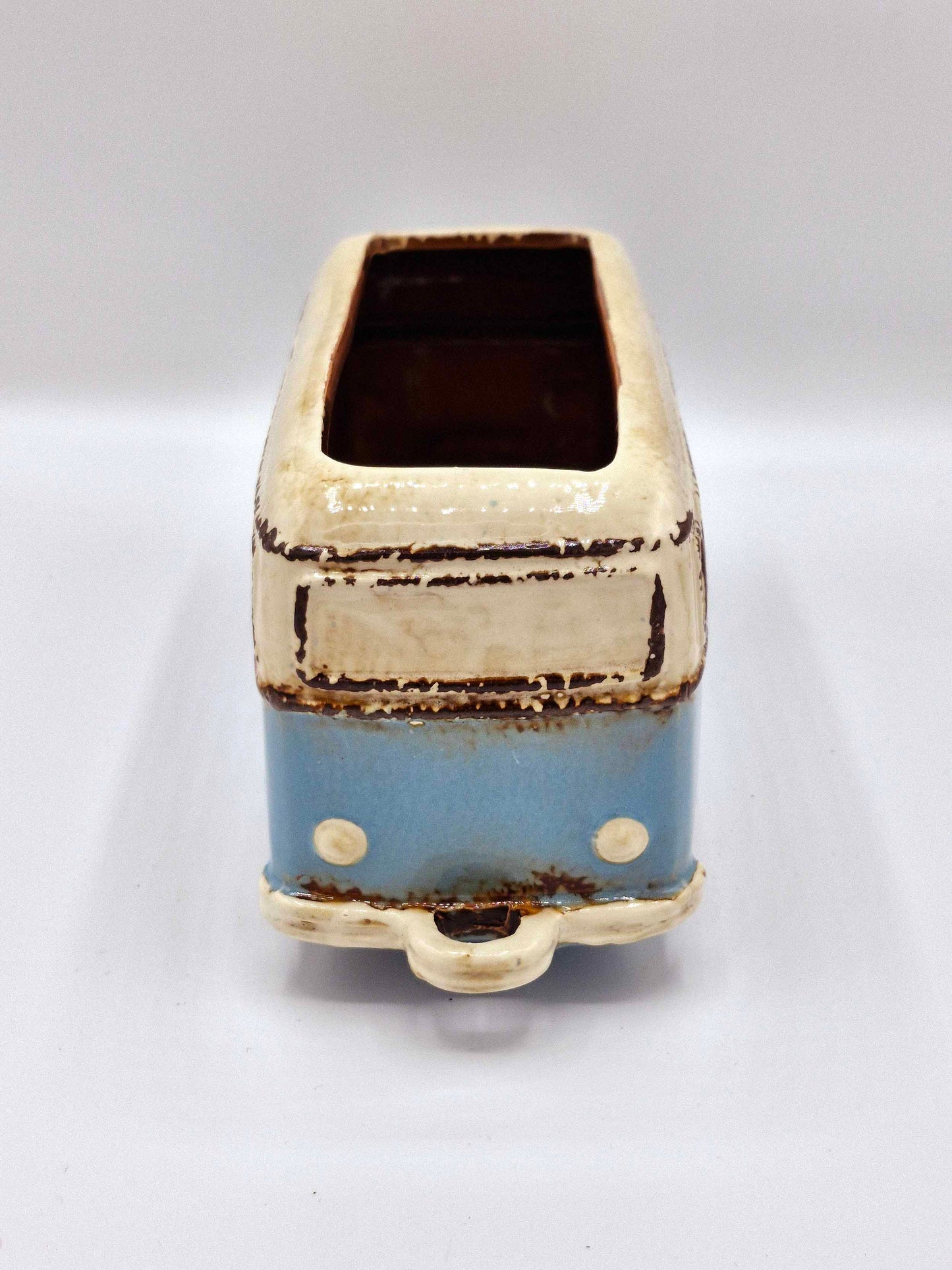 Ceramic Campervan Style Planter/Storage Container