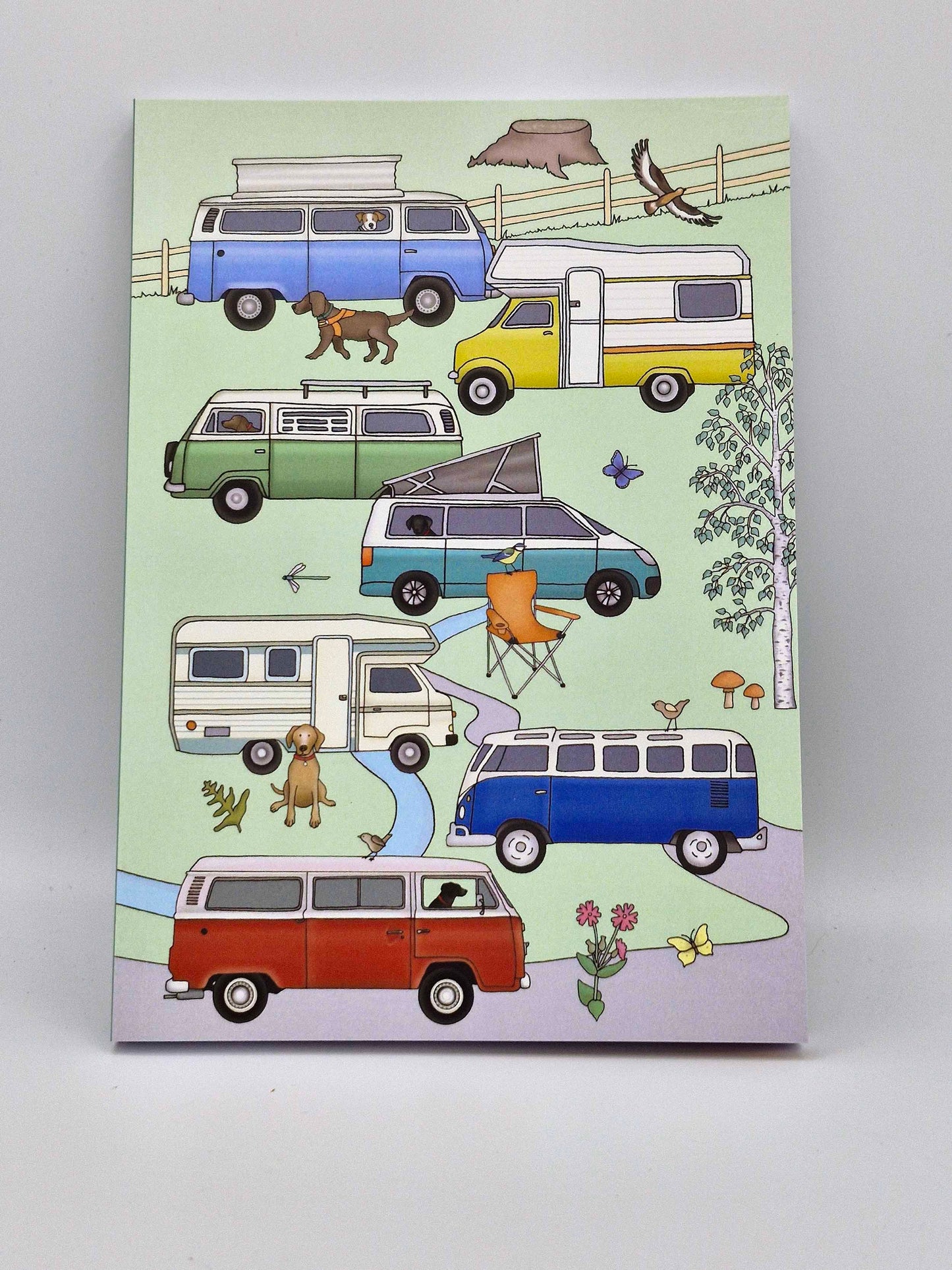 Campervan like VW Splitscreen Baywindow Gift Notebook