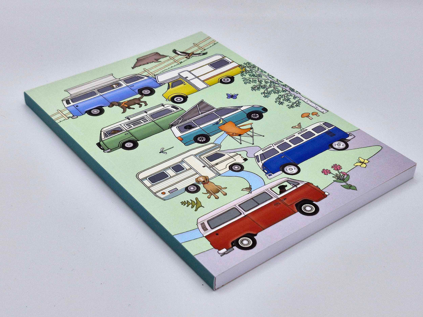 Campervan like VW Splitscreen Baywindow Gift Notebook