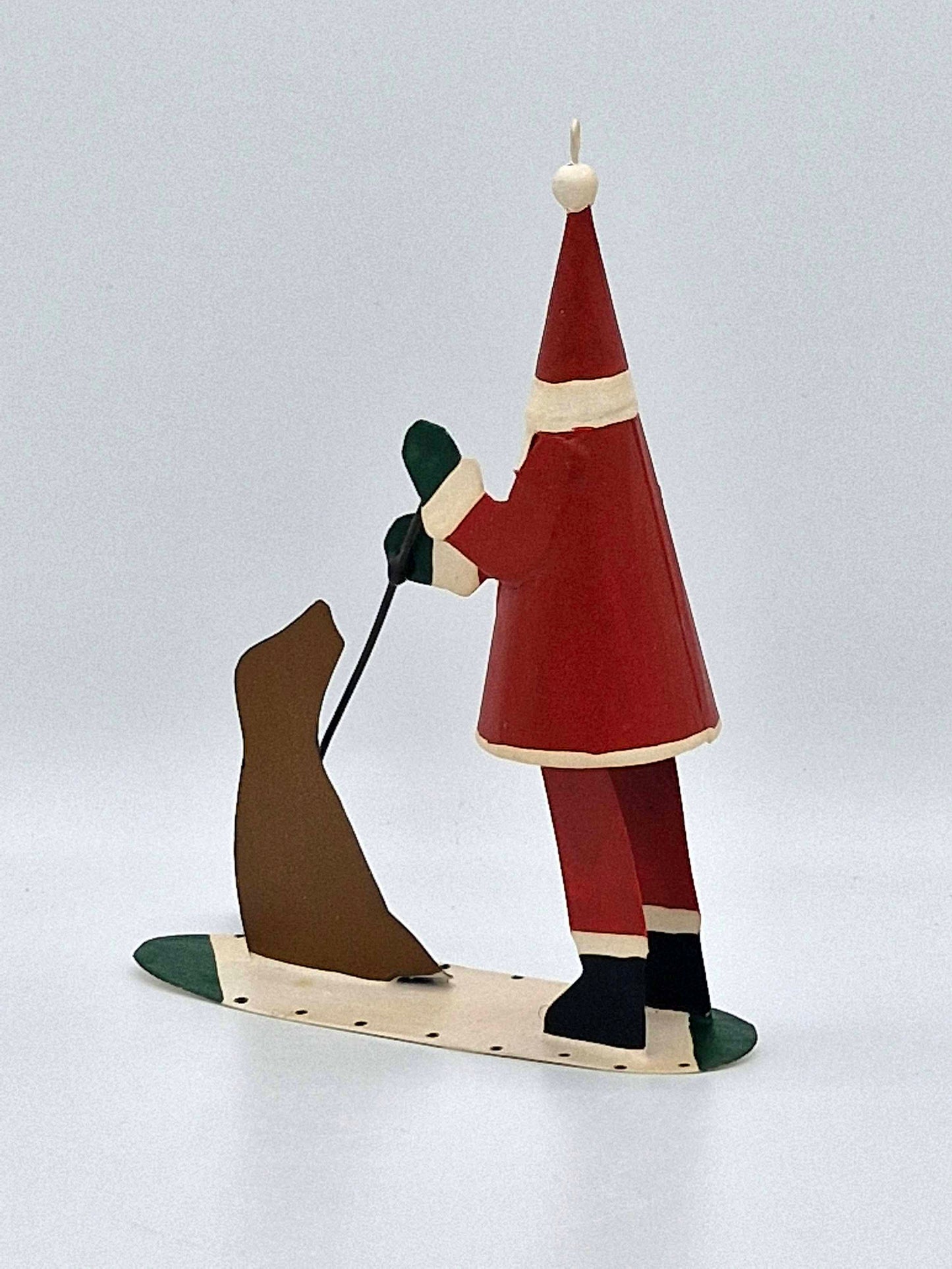 SUPS Santa on a Paddleboard small funky figure Lets SUP