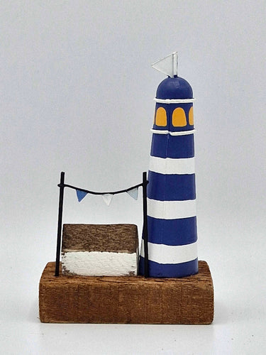 Wooden Lighthouse With House